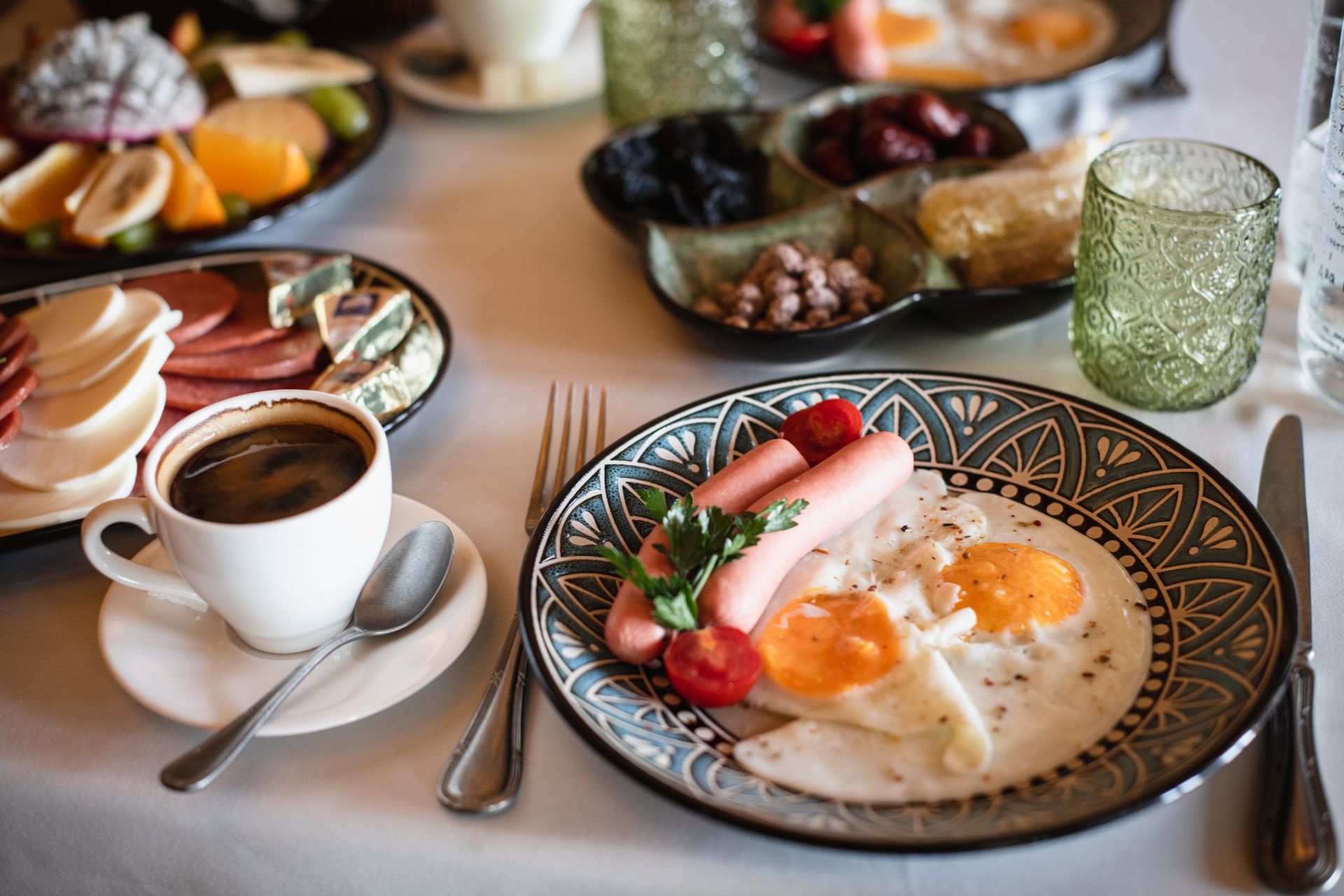 Traditional Uzbek Breakfast